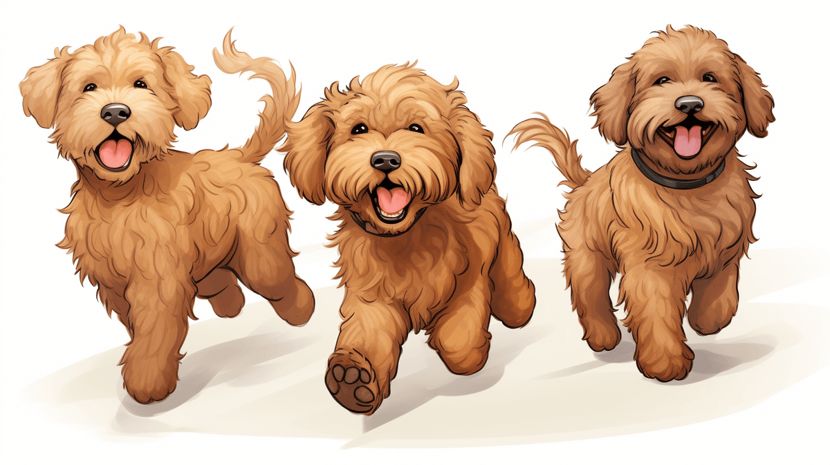 Cartoon Labradoodle Unleashing Fun and Furry Art for the Kid in You