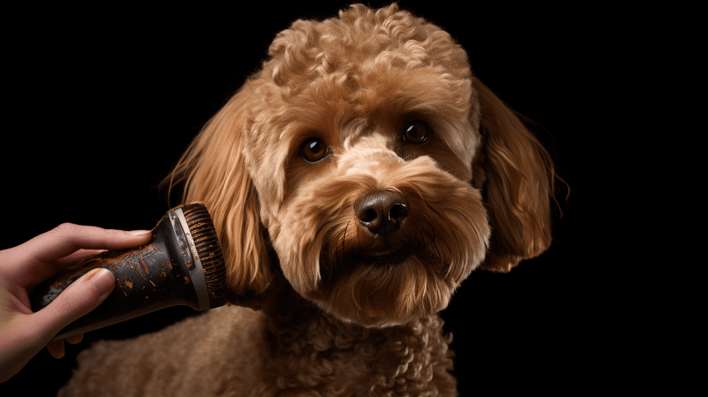 Brushing labradoodle hotsell