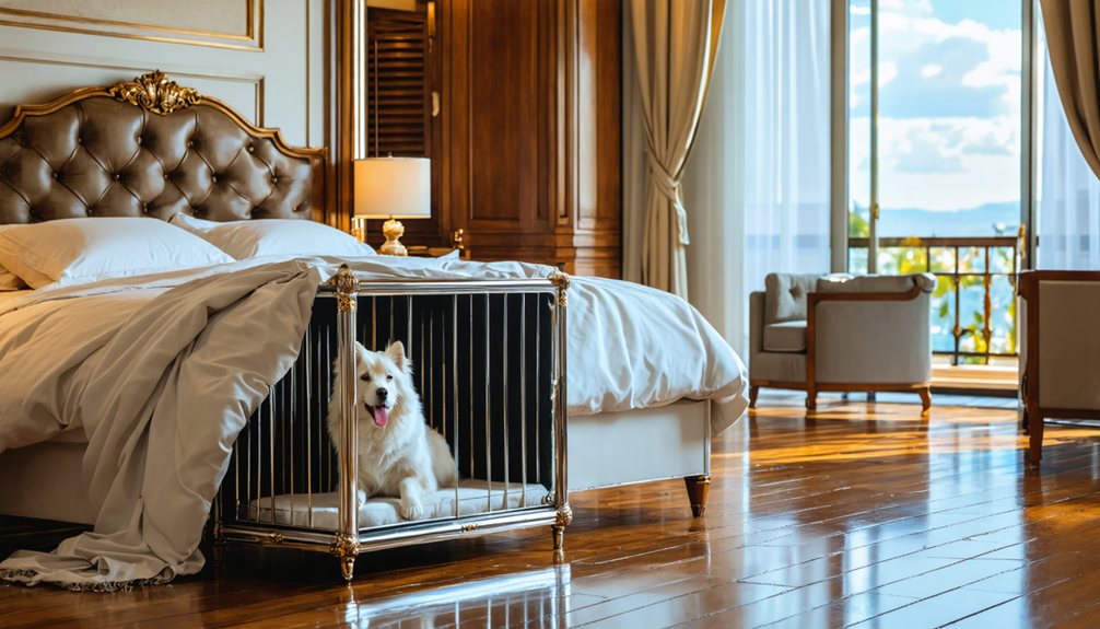 Deluxe Room Please-Dog Crates For Large Dogs